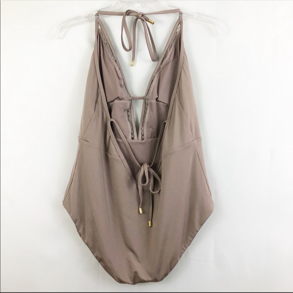 NWT Plunging One Piece Bathing Suit - Picture 3 of 6